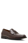 Steve Madden Natan Penny Loafer In Brown