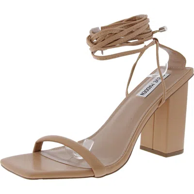 Steve Madden Natasha Womens Lace-up Faux Leather In White