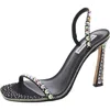 Steve Madden Neeka Womens Embellished Faux Leather Heels In Multi