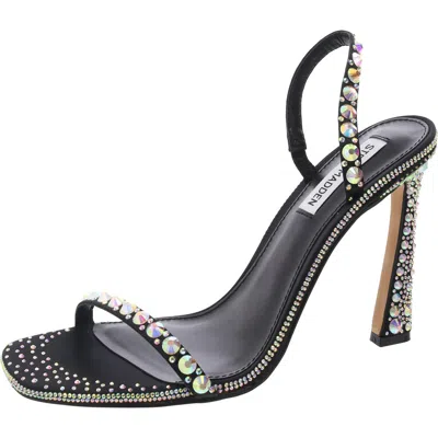 Steve Madden Neeka Womens Embellished Faux Leather Heels In Multi