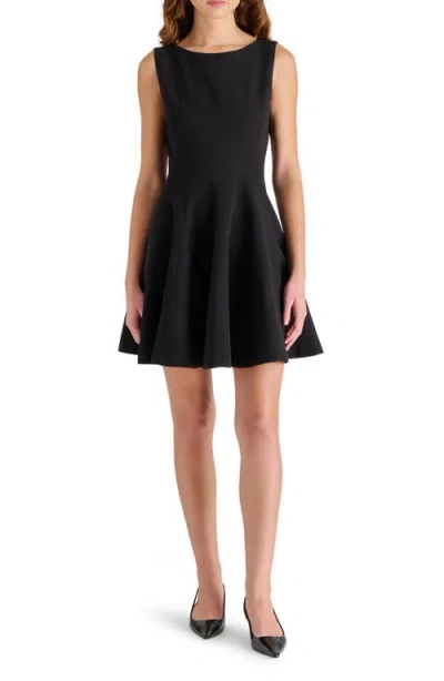Steve Madden Nili Fit & Flare Minidress In Black