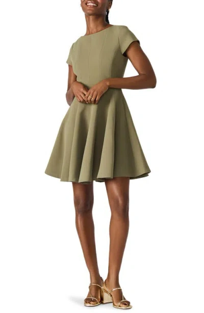 Steve Madden Nili Fit & Flare Minidress In Green