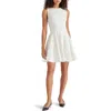Steve Madden Nili Fit & Flare Minidress In White