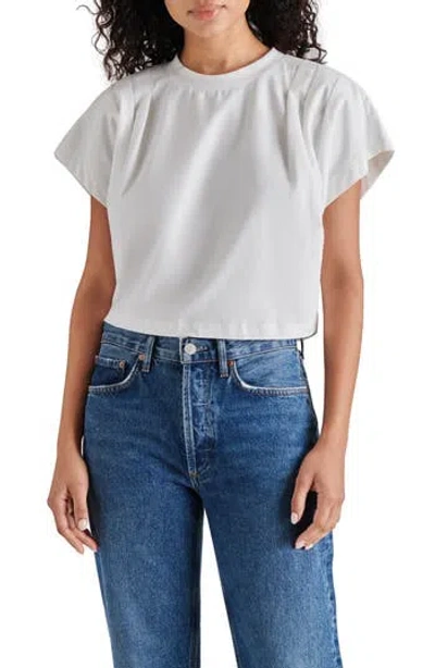 Steve Madden Noah Short Sleeve Top In White