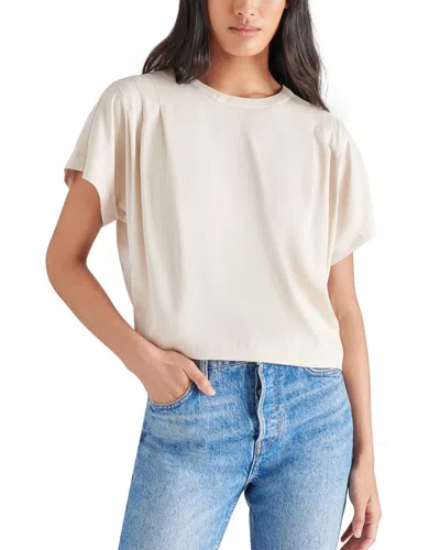 Steve Madden Noah Woven Top In Neutral