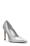 Steve Madden Noir Pointed Toe Pump In Silver