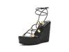 Steve Madden Oaklie Platform Slide Sandal In Black