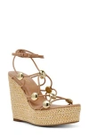 Steve Madden Oaklie Platform Slide Sandal In Brown