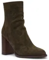 Steve Madden Obsession Block-heel Booties In Green