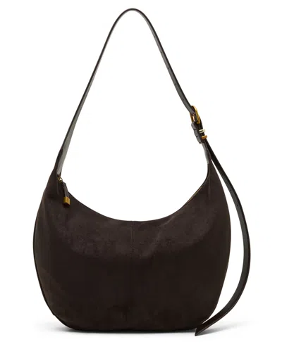 Steve Madden Olga Drapey Small Hobo Bag In Brown