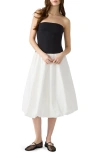 Steve Madden Oliver Strapless Cotton Sundress