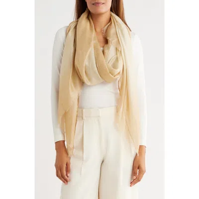 Steve Madden Ombré Shine Scarf In Brown