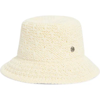 Steve Madden Open Breeze Straw Bucket Hat In Neutral