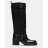 Steve Madden Otis Black Leather In Black