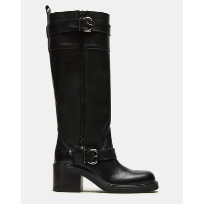 Steve Madden Otis Black Leather