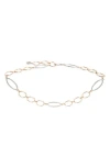 Steve Madden Oval & Circle Chain Belt