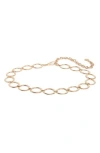 Steve Madden Oversize Oval Ring Chain Belt In Pattern