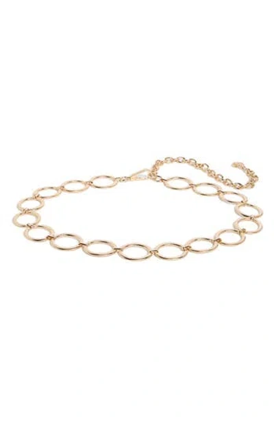 Steve Madden Oversize Oval Ring Chain Belt In Pattern