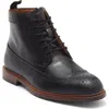 Steve Madden P-ely Wingtip Boot In Black