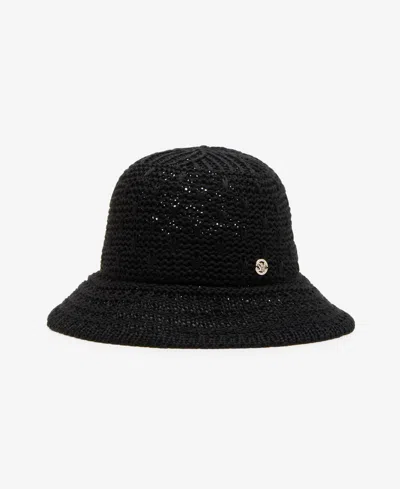 Steve Madden Packable Cloche Hat In Black