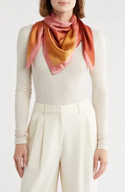 Steve Madden Painterly Satin Square Scarf