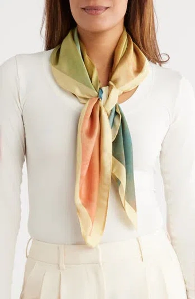 Steve Madden Painterly Satin Square Scarf