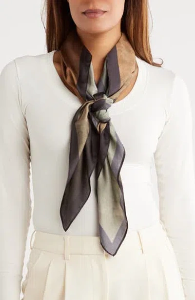 Steve Madden Painterly Satin Square Scarf