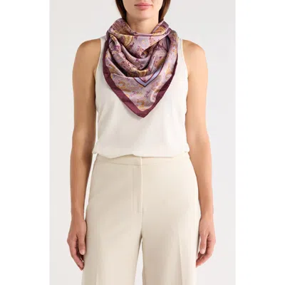 Steve Madden Paisley Floral Square Scarf In Pink