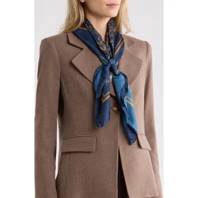Steve Madden Paisley Satin Square Scarf In Multi