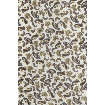 Steve Madden Paisley Satin Square Scarf In White