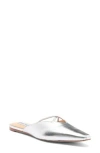 Steve Madden Pammie Mule In Silver