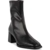 Steve Madden Pammy Block Heel Bootie In Black