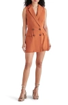 Steve Madden Paris Tweed Romper In Sienna