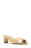 Steve Madden Patsy Slide Sandal In Gold Metallic