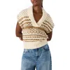 Steve Madden Paulie Shawl Collar Sweater Vest In Multi