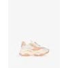 Steve Madden Peach Kids' Jpossession Low-top Woven Trainers Eur 35 / 2.5 Uk In Peach