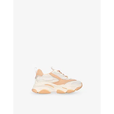 Steve Madden Peach Kids' Jpossession Low-top Woven Trainers Eur 35 / 2.5 Uk