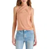 Steve Madden Percy Sleeveless Top In Brown