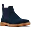 Steve Madden Persee Mens Comfort Insole Suede Booties In Blue