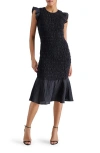 Steve Madden Petra Smocked Ruffle Dress