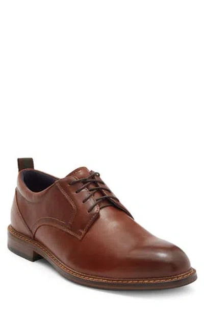 Steve Madden Pierce Plain Toe Derby In Blue