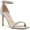 Steve Madden Piked Ankle Strap Sandal In Rhinestone