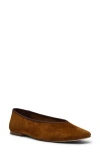 Steve Madden Pipa Ballet Flat In Brown