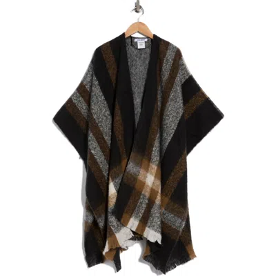 Steve Madden Plaid Topper In Multi