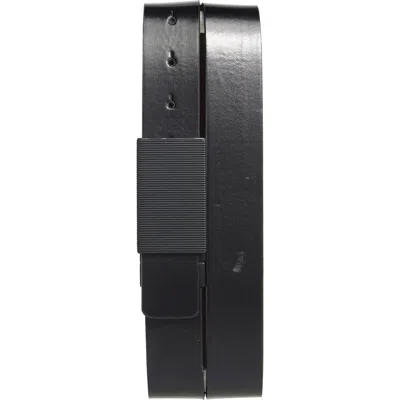 Steve Madden Plaque Buckle Reversible Belt In Orange