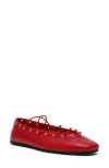 Steve Madden Pointe Ballet Flat In Red