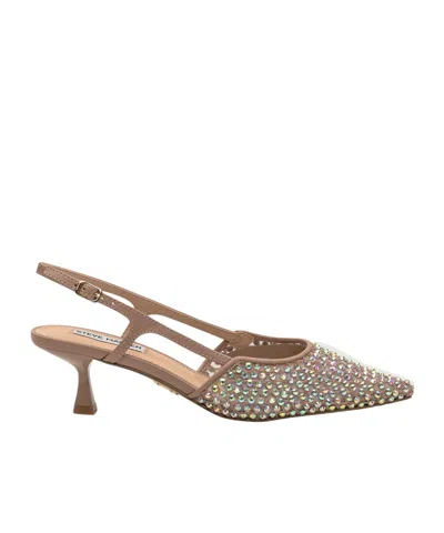 Steve Madden Pointed High Heel Sandals In Neutral