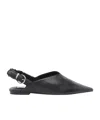 Steve Madden Pointed Toe Flats In Black