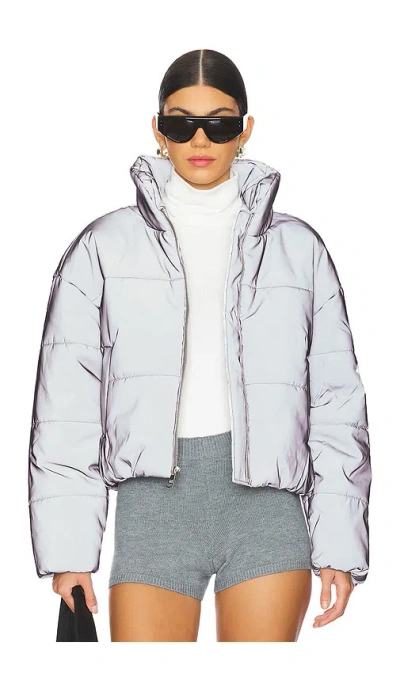 Steve Madden Polar Coat In 실버