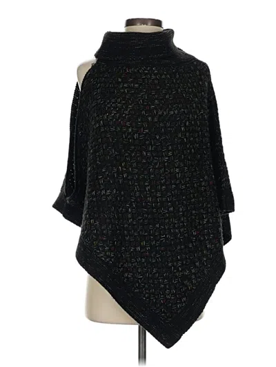 Pre-owned Steve Madden Poncho In Black